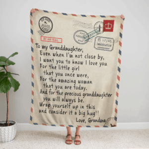 Airmail From Grandma To My Granddaughter Blanket