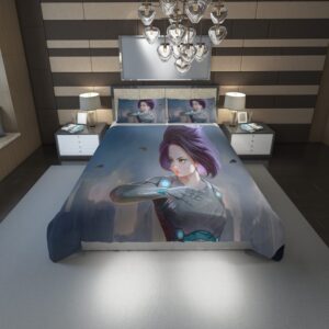 Alita Battle Angel Hd Duvet Cover and Pillowcase Set Bedding Set 1179 scaled 1