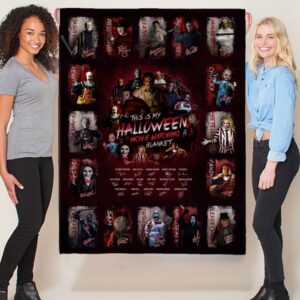 All Classic Horror Movies Characters This Is My Halloween Movie Watching Blanket