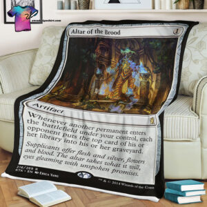 Altar Of The Brood Game Magic The Gathering Blanket