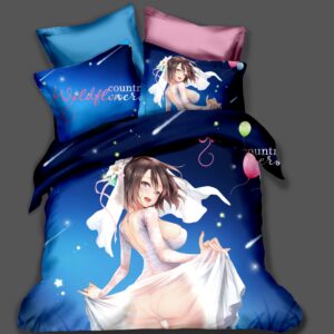 Animation Girl Comic Game Duvet Cover and Pillowcase Set Bedding Set scaled 1