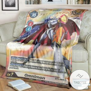 Anime Digimon Omnimon Blanket