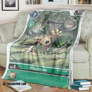 Anime Digimon Piximon Soft Blanket