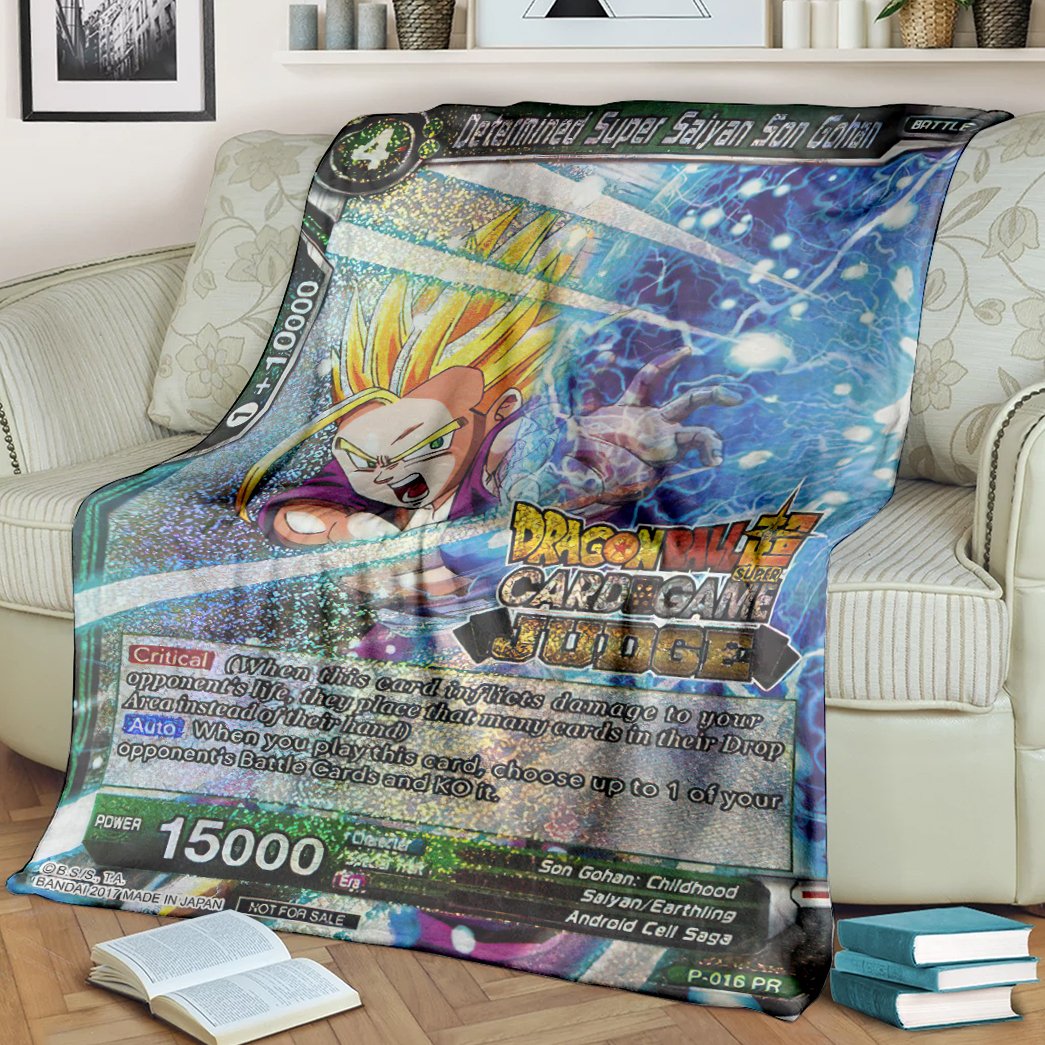 Anime Dragon Ball The Determined Super Saiyan Son Gohan Soft Blanket 1 Anime Dragon Ball The Determined Super Saiyan Son Gohan Soft Blanket 1