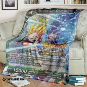 Anime Dragon Ball The Determined Super Saiyan Son Gohan Soft Blanket 3