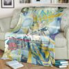 Anime Dragon Ball Ultimate Force Ssb Vegito Custom Soft Blanket 1
