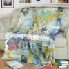 Anime Dragon Ball Ultimate Force Ssb Vegito Custom Soft Blanket 2