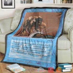 Anime Mtg Unstable Mutation Custom Soft Blanket 1