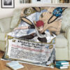 Anime Naruto Gaara Sherpa Blanket 1