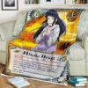 Anime Naruto Hinata Sherpa Blanket 1