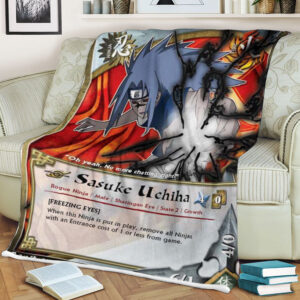 Anime Naruto Sasuke Sherpa Blanket 3