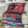 Anime Naruto Shippuden Itachi Uchiha Red Blanket