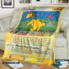 Anime Pokemon Ampharos Unseen Forces Soft Blanket 4