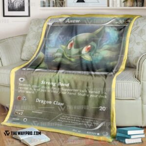 Anime Pokemon Axew Blanket 2