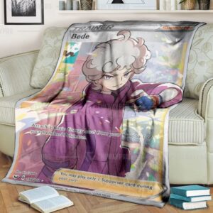 Anime Pokemon Bede Sword And Shield Custom Blanket And Quilt