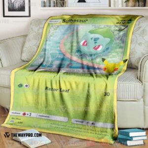 Anime Pokemon Bulbasaur McdonaldS Collection 2021 Blanket