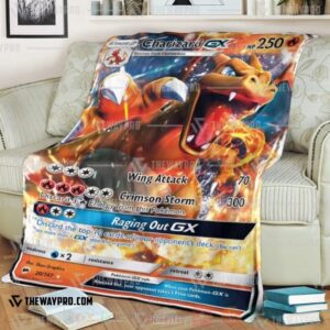 Anime Pokemon Charizard Gx Blanket