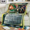 Anime Pokemon Charizard Star Gold Star Dragon Frontiers Soft Blanket 1