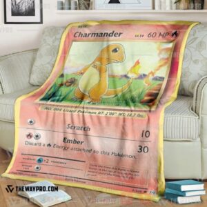 Anime Pokemon Charmander Blanket 2