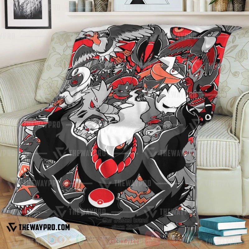 Anime Pokemon Dark 2 Darkrai Blanket Anime Pokemon Dark 2 Darkrai Blanket