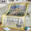 Anime Pokemon Detective Pikachu Blanket
