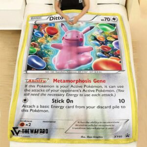 Anime Pokemon Ditto Xy Promos Custom Soft Blanket