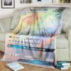 Anime Pokemon Dragonite Gx Match Delivery Rainbow Custom Blanket And Quilt