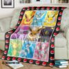 Anime Pokemon Eevee Evolution Cute Blanket