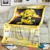 Anime Pokemon Electabuzz Base Set Soft Blanket