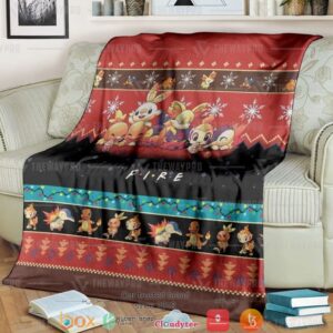 Anime Pokemon Fire Soft Blanket