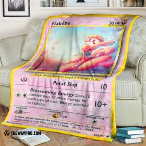 Anime Pokemon Flabebe Blanket