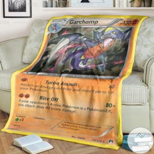 Anime Pokemon Garchomp Breakpoint Custom Blanket