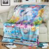 Anime Pokemon Glaceon Vmax Evolving Skies Soft Blanket 4
