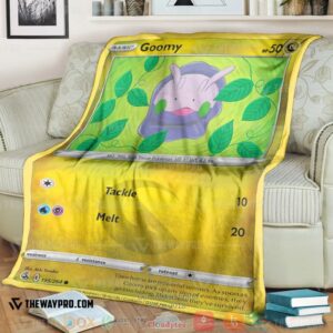 Anime Pokemon Goomy Fusion Strike Soft Blanket