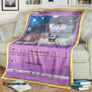 Anime Pokemon Gothita Blanket