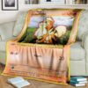 Anime Pokemon Growlithe 1St Edition Flare Custom Blanket And Quilt