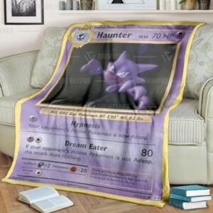 Anime Pokemon Haunter Custom Soft Blanket
