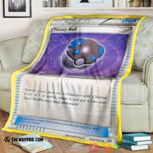 Anime Pokemon Heavy Ball Trainer Soft Blanket 4