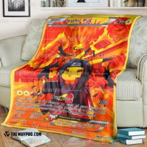 Anime Pokemon Itachu Soft Blanket 3