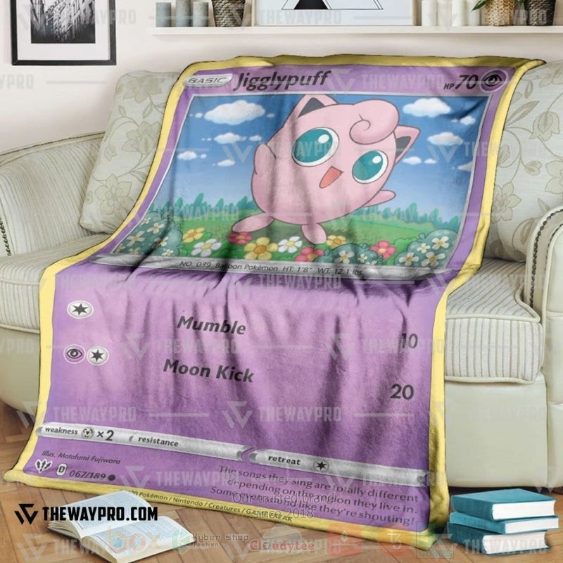 Anime Pokemon Jigglypuff Common Blanket Anime Pokemon Jigglypuff Common Blanket