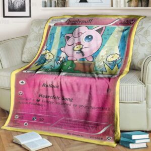 Anime Pokemon Jigglypuff Xy Custom Blanket And Quilt