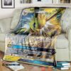 Anime Pokemon Jolteon Gx Sun Moon Promos Soft Blanket 4