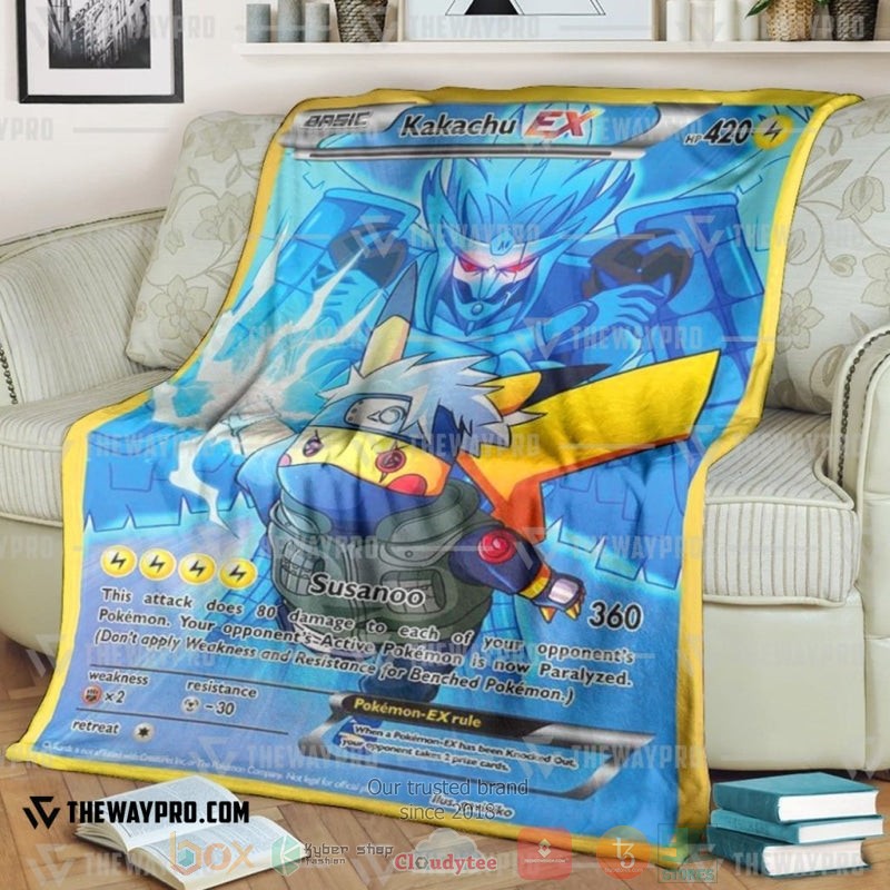 Anime Pokemon Kakachu Soft Blanket Anime Pokemon Kakachu Soft Blanket
