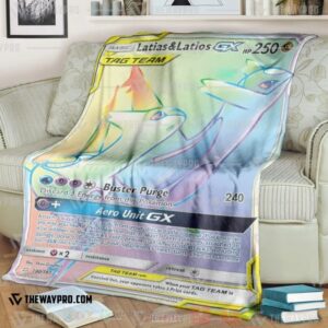 Anime Pokemon Latias And Latios Blanket