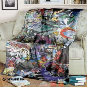 Anime Pokemon Legendary Soft Blanket 3