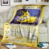 Anime Pokemon Light Jolteon 1St Edition Blanket