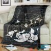 Anime Pokemon Lucario Cloud Black Soft Blanket