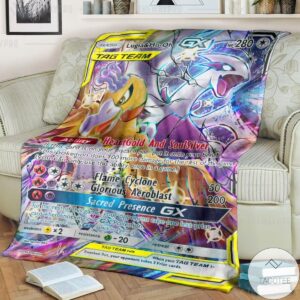 Anime Pokemon Lugia And Ho Oh Gx Custom Blanket
