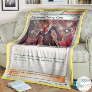Anime Pokemon LysandreS Trump Card Phantom Forces Custom Blanket