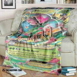 Anime Pokemon M Venusaur Ex Blanket
